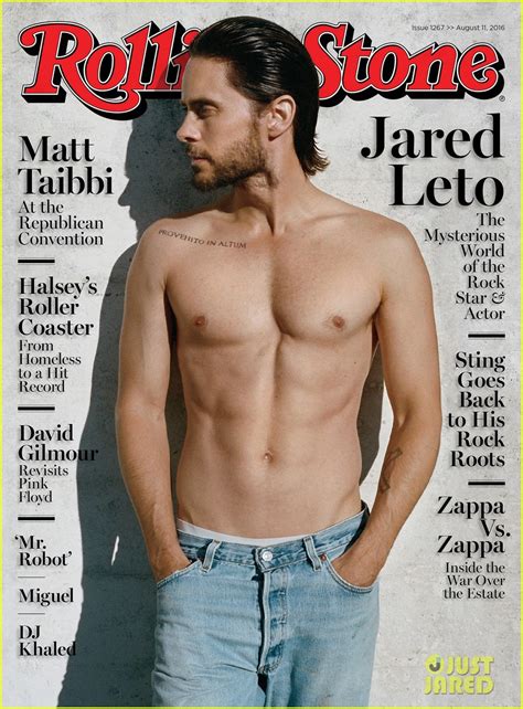 Jared Leto Shows Off His Shirtless Body For Rolling Stone Photo Jared Leto