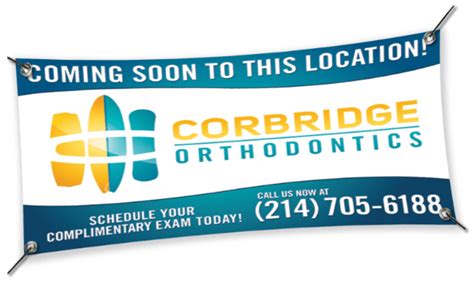Vinyl Banners Full Color For Orthodontists