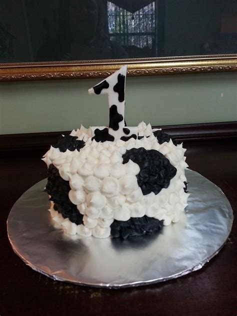 Cow Smash Cake Gc03072015 Cow Birthday Cake Cow Birthday Cow Cakes