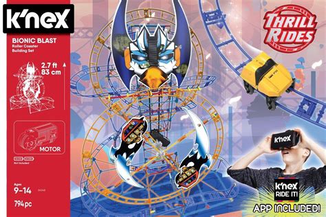 Knex Thrill Rides Bionic Blast Achtbaan Bouwset Bol
