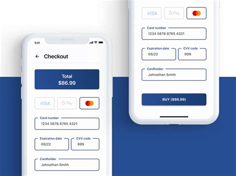Daily Ui 002 Credit Card Checkout Search By Muzli
