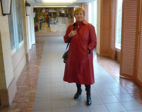 Klepper Frau Rainwear Girl Pvc Raincoat Bronze Rubber Boots Rain