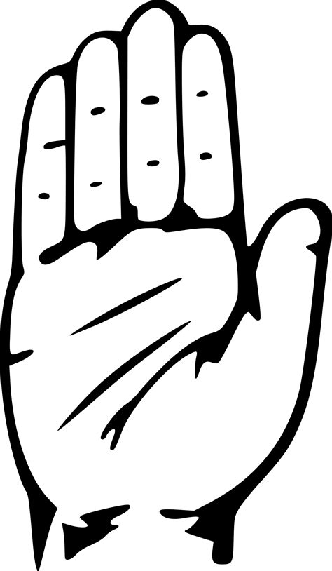 Clipart Hand Congress Symbol