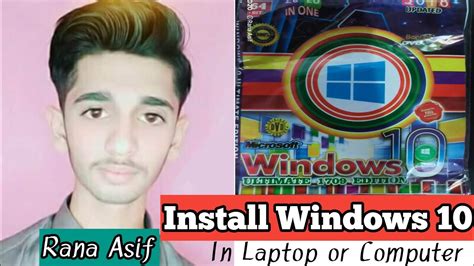 How To Install Windows 10 Install Windows 10 Pro In Laptop Computer