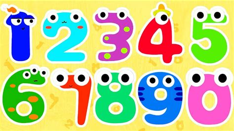 Figuras De Numeros Imágenes Numeros Con Números Dibujos Animados