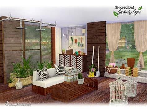 Sims 4 Ccs The Best Gardening Foyer By Simcredible