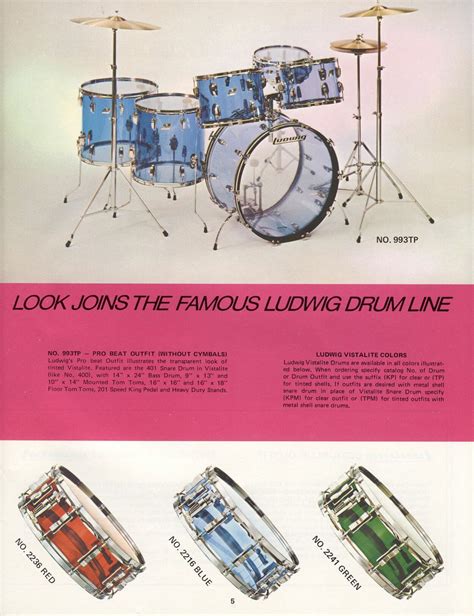 Ludwig Vistalites I Had A Kit Very Similar To The Featured Blue Kit