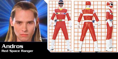 Andros Power Rangers In Space Red Rangers Photo