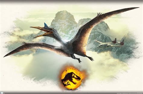 Jurassic World Dominion Quetzalcoatlus Focal Wall Poster 22375 X 34