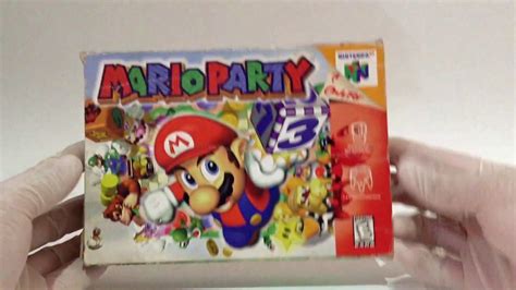 Mario Party 1 Nintendo 64 Unboxing Youtube