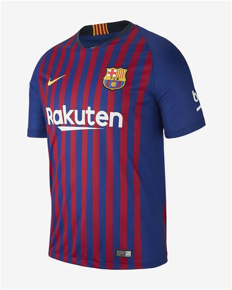201819 Fc Barcelona Stadium Home Mens Football Shirt Hr