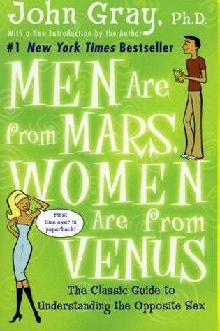 Men Are From Mars Women Are From Venus John Gray Reviews Summary