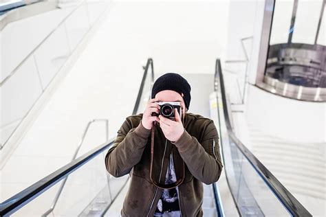 Gente Hombre Fotógrafo Fotografía Fujifilm Cámara Lente Dslr