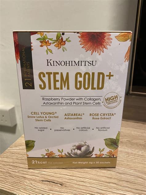 Kinohimitsu stem gold+, 6g (pack of 30 satchets). BNIB KINOHIMITSU STEM GOLD+ ,free 10 sachets, Health ...