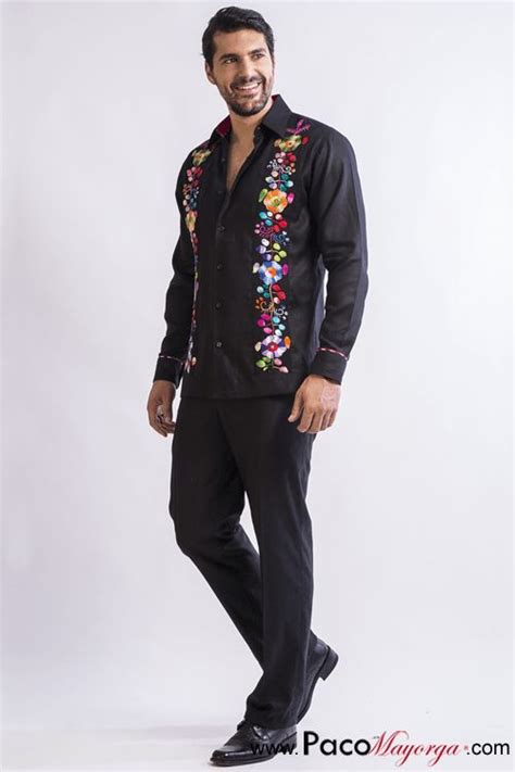 camisas chiapanecas vestimenta mexicana camisa de lino hombre vestuario mexicano