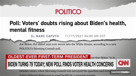poll voter doubts rising about biden s health mental fitness cnn video