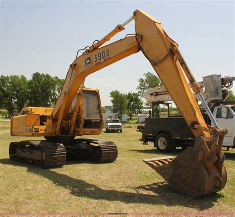 1995 John Deere 590d Excavator In Enid Ok Item I7466 Sold Purple Wave