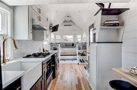 Beautifully Designed Tiny House With Luxury Kitchen And Spacious Living