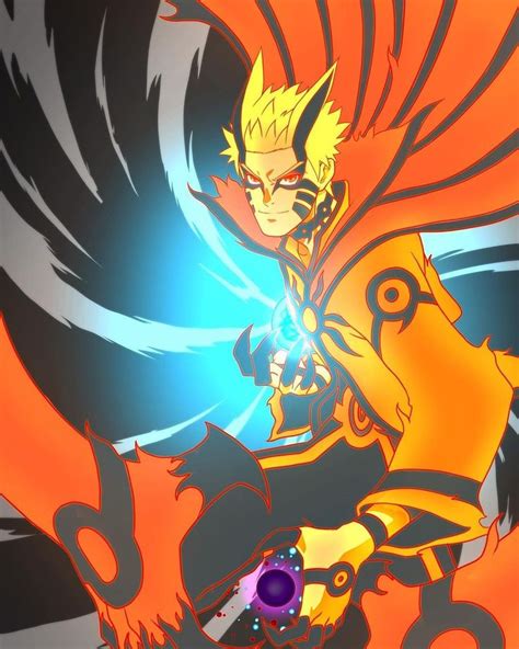 Naruto Baryon Mode Em 2021 Personagens De Anime Papel De Parede