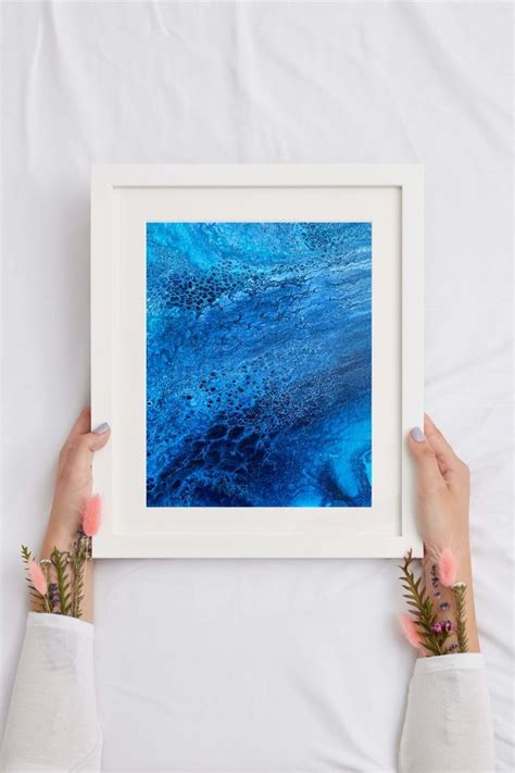 Abstract Ocean Print Ocean Art Print Aerial Beach Print Etsy Uk