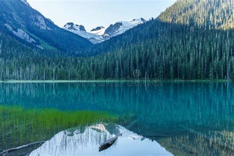 Joffre Lake In British Columbia Canada At Day Time Stock Photo