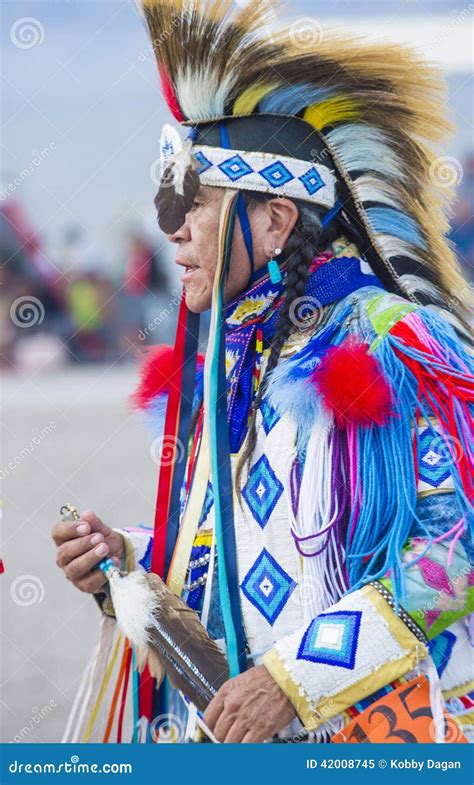 Prisioneiro De Guerra Wow Do Tribo Do Paiute Imagem Editorial Imagem