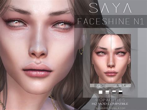 Faceshine N1 By Sayasims At Tsr Sims 4 Updates