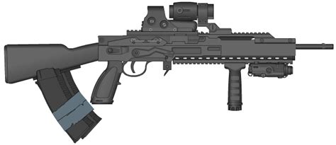Bullpup Assault Rifle By 762x54mm On Deviantart