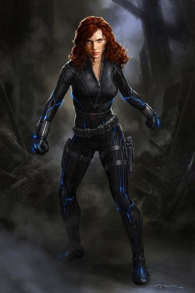 Black Widow Avengers Concept Art Movie Fanatic