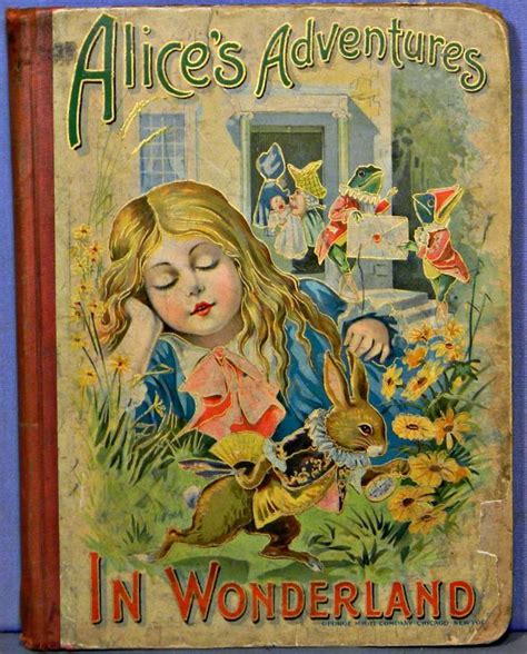 Vintage Blog Vintage Alice In Wonderland Book Cover