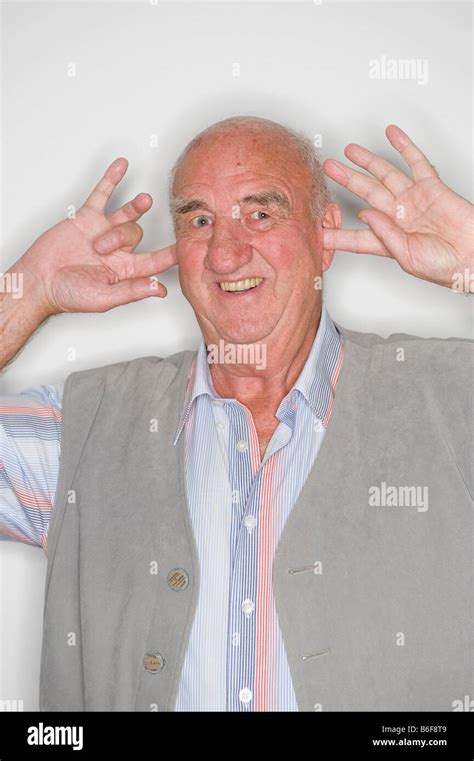 Elderly Man Acting Stock Photo Alamy