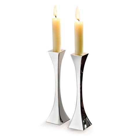 Silver Art Deco Candlesticks Francis Howard