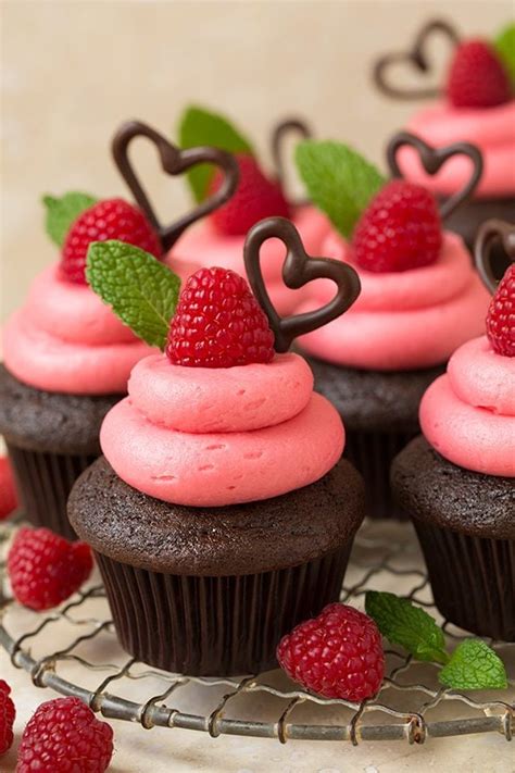dark chocolate cupcakes  raspberry buttercream frosting cooking classy