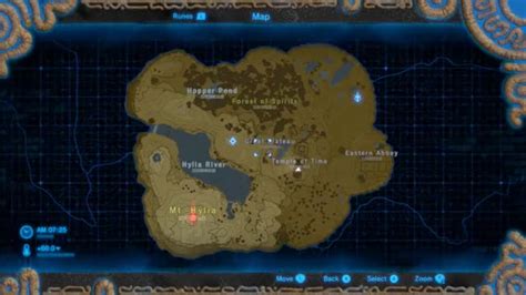 Breath Of The Wild World Map Maps Location Catalog Online