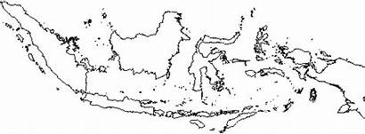 Indonesia Blank Maps Map Outline Detailed
