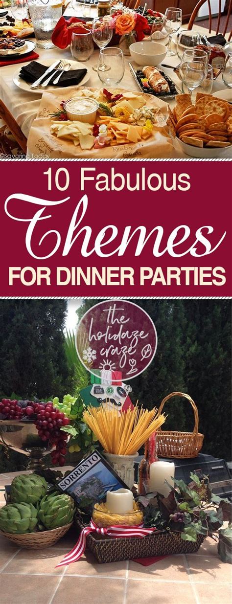 Discover 10 Fabulous Themes For Memorable Dinner Parties