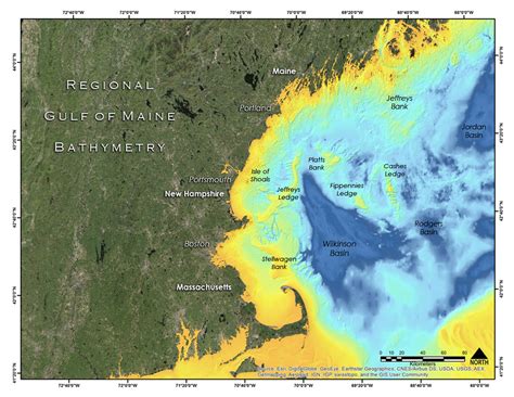 Wgom Bathymetry And Backscatter The Center For Coastal And Ocean Mapping