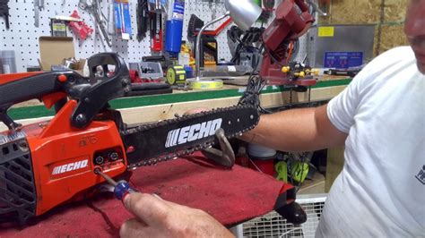 How To Properly Adjust The Chain Tension On Your Chainsaw Youtube
