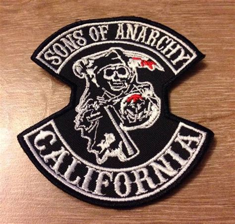 Sons Of Anarchy Patch Embroidered Metal And Rock T Shirts And Accessories