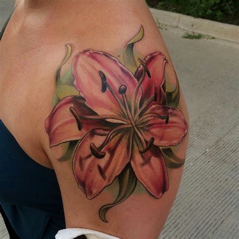 60 Lily Flowers Tattoos Collection