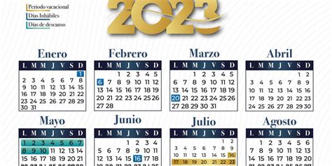 Calendario 2024 Poder Judicial Del Estado Image To U