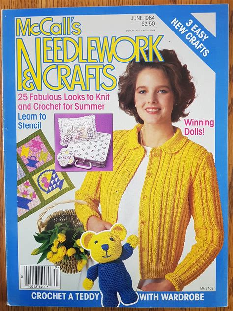 Mccalls Needlework And Crafts Magazine June 1984 Knit Etsy Canada