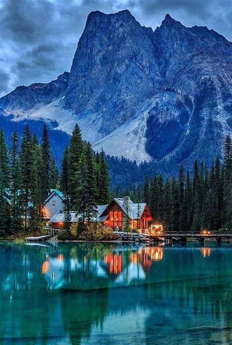 Emerald Lake Yoho National Park British Columbia Canada Places To