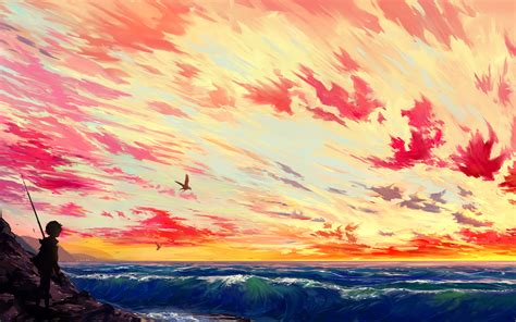 2560x1600 Resolution Anime Painting Art 2560x1600 Resolution Wallpaper