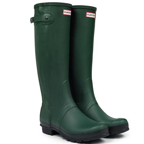 Mens Hunter Original Two Toned Tall Waterproof Snow Wellies Rain Boots
