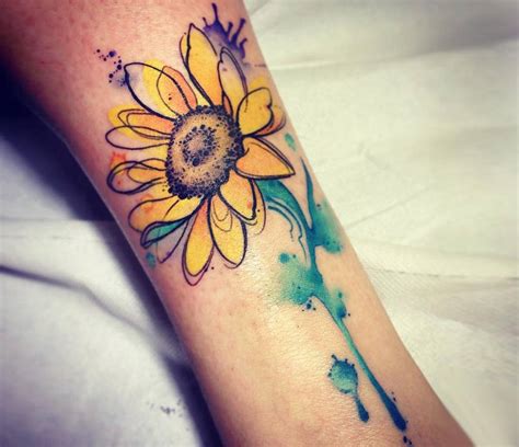 155 sunflower tattoos that will make you glow wild tattoo art