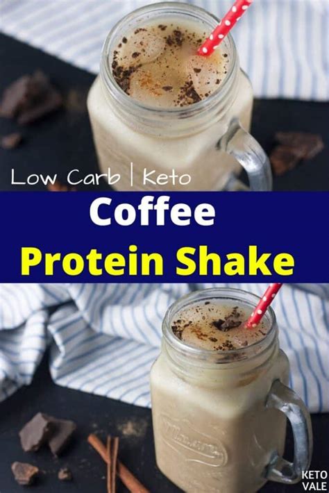 Keto Iced Coffee Protein Shake Ketovale