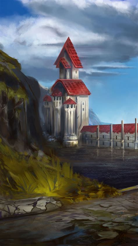 Fantasy Art Castle Fairy Tale Landscape Art Download Wallpapers 2022