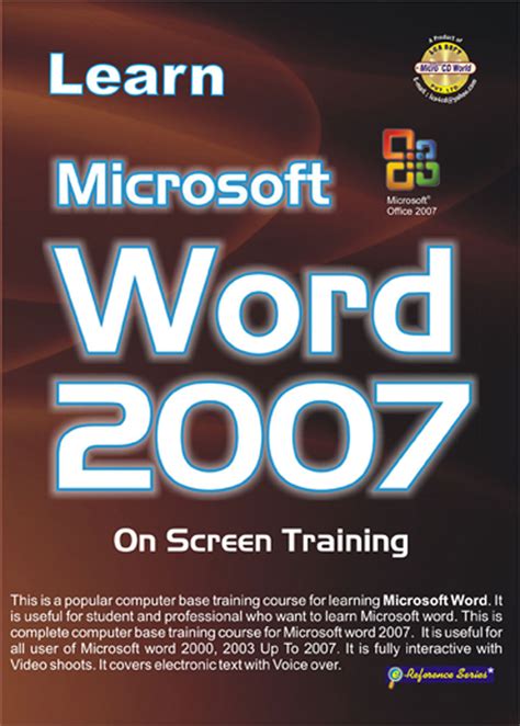 Buy Learn Microsoft Word 2007 English Online ₹340 From Shopclues