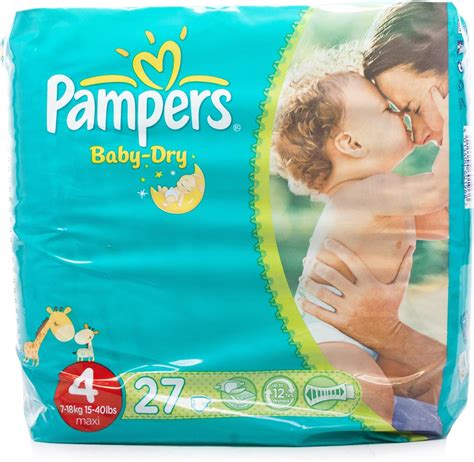 Pampers Baby Dry Nappies Size 4 Pack 27 Nappies Uk Health